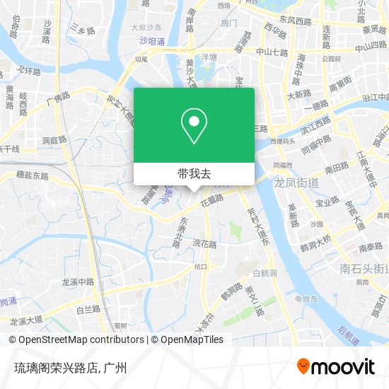 琉璃阁荣兴路店地图