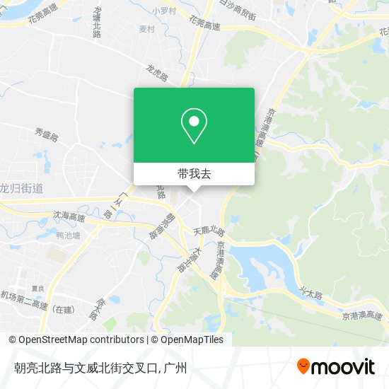 朝亮北路与文威北街交叉口地图