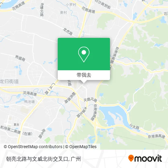 朝亮北路与文威北街交叉口地图