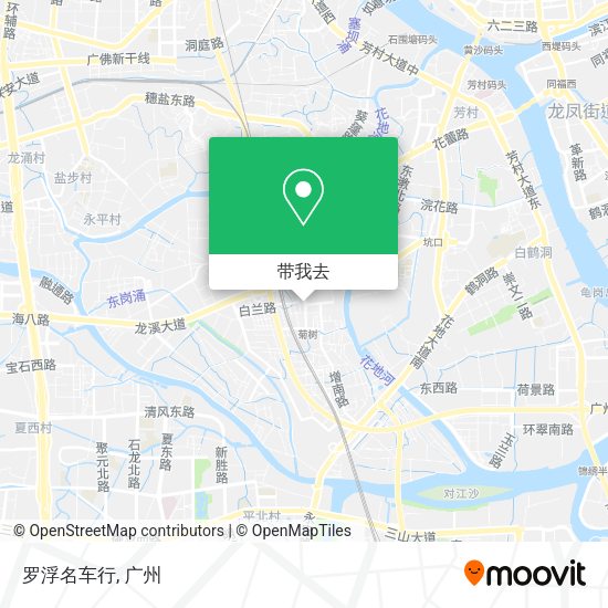 罗浮名车行地图