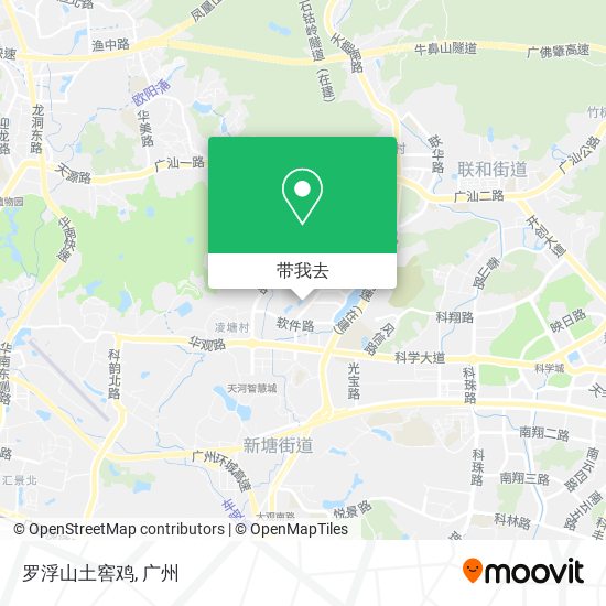 罗浮山土窖鸡地图