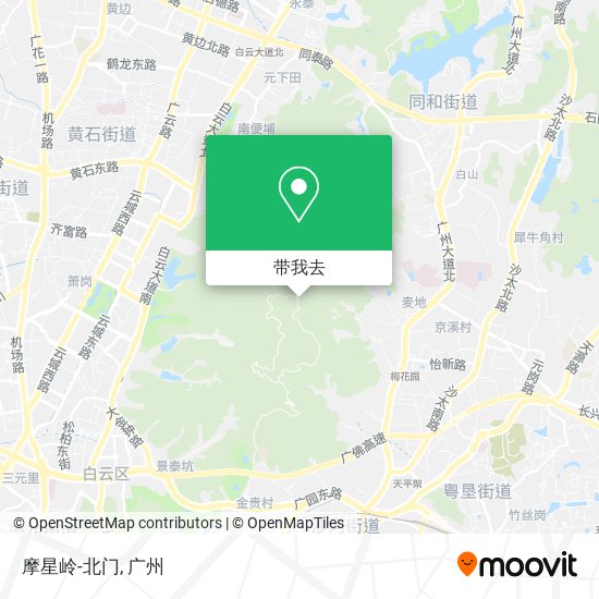摩星岭-北门地图