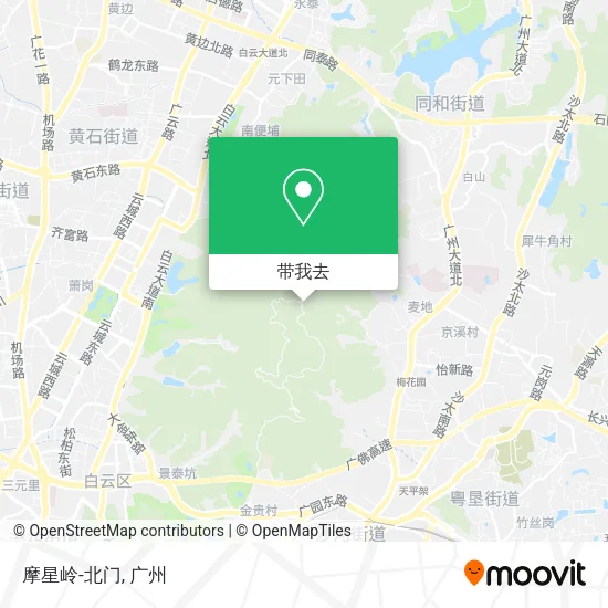 摩星岭-北门地图