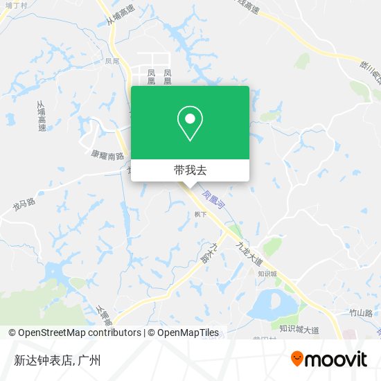 新达钟表店地图