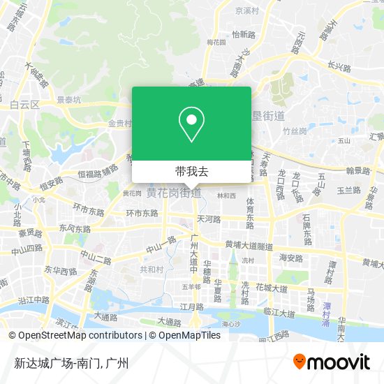 新达城广场-南门地图