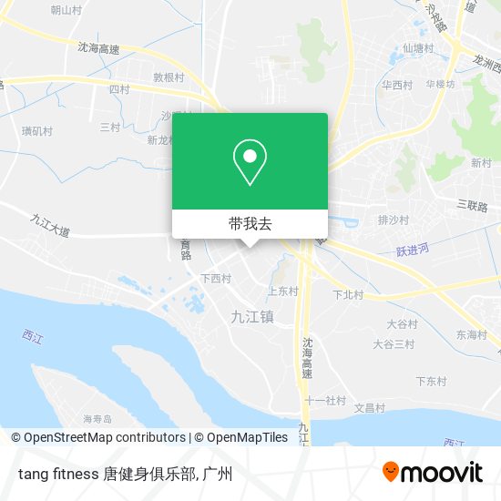 tang fitness 唐健身俱乐部地图