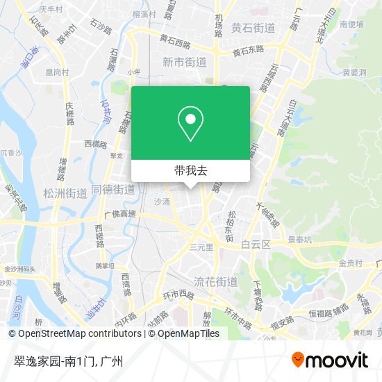 翠逸家园-南1门地图