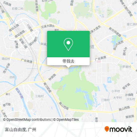 富山自由度地图