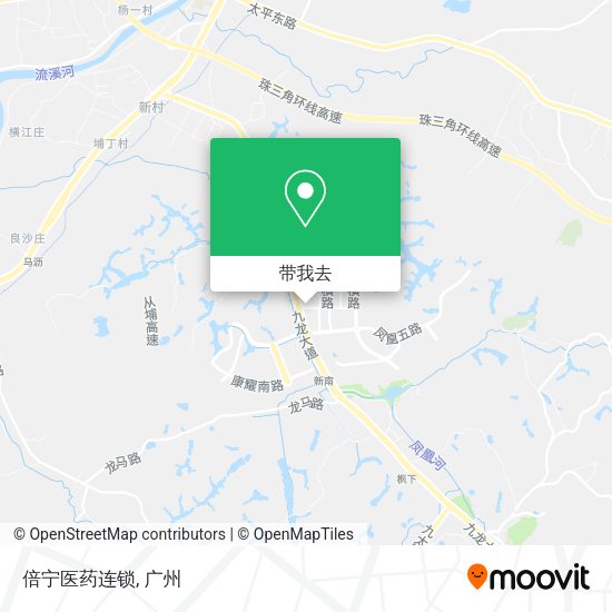 倍宁医药连锁地图