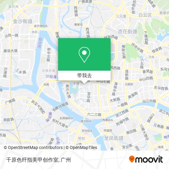 千原色纤指美甲创作室地图