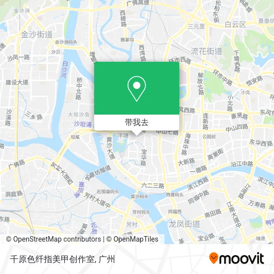 千原色纤指美甲创作室地图