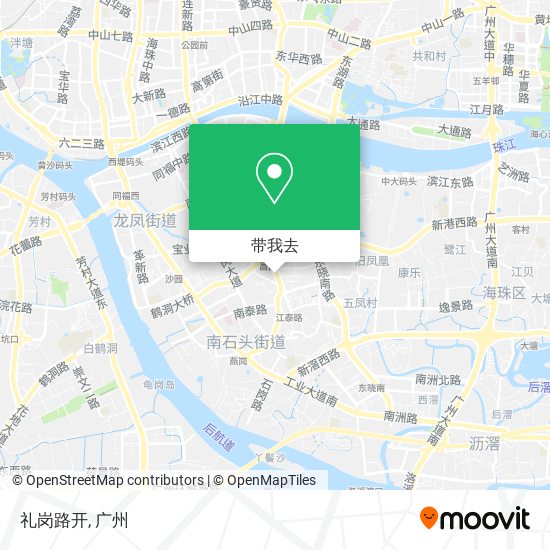 礼岗路开地图