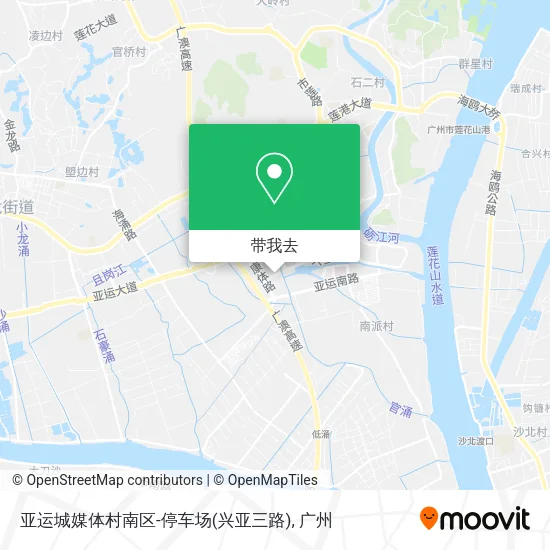 亚运城媒体村南区-停车场(兴亚三路)地图