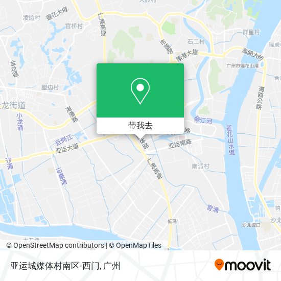 亚运城媒体村南区-西门地图