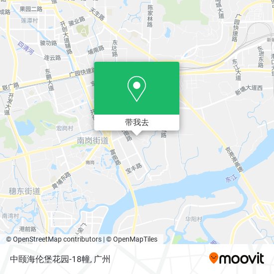 中颐海伦堡花园-18幢地图