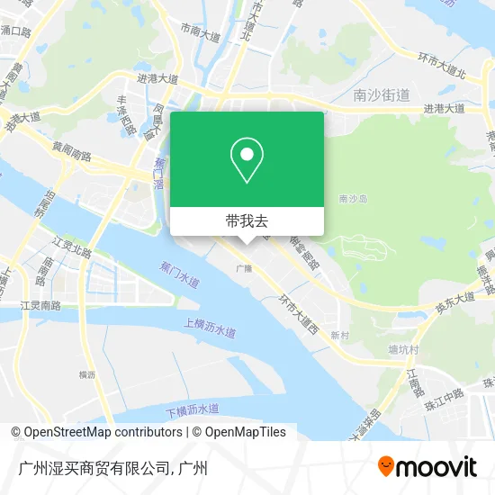 广州湿买商贸有限公司地图
