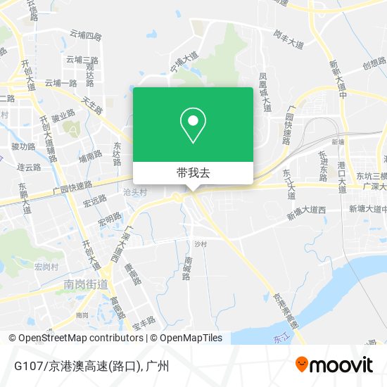 G107/京港澳高速(路口)地图