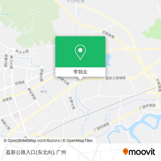 荔新公路入口(东北向)地图