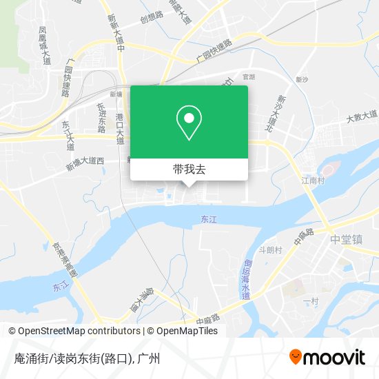 庵涌街/读岗东街(路口)地图