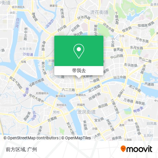 前方区域地图