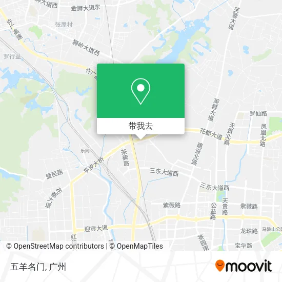 五羊名门地图