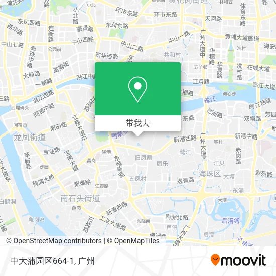中大蒲园区664-1地图