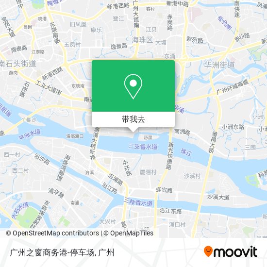 广州之窗商务港-停车场地图