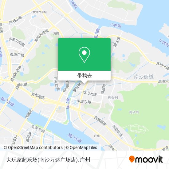 大玩家超乐场(南沙万达广场店)地图