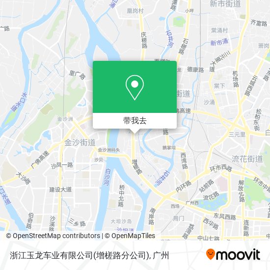 浙江玉龙车业有限公司(增槎路分公司)地图