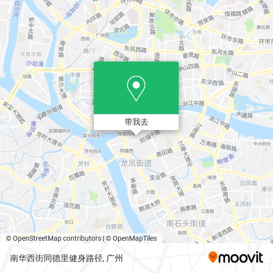 南华西街同德里健身路径地图
