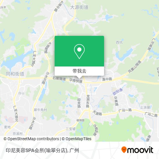 印尼美容SPA会所(瑜翠分店)地图