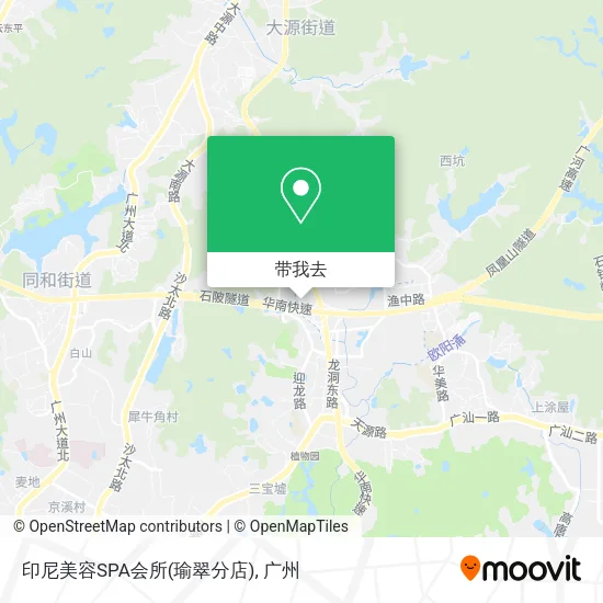 印尼美容SPA会所(瑜翠分店)地图