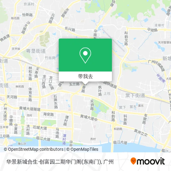 华景新城合生·创富园二期华门阁(东南门)地图