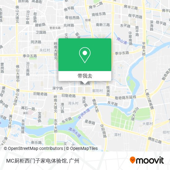 MC厨柜西门子家电体验馆地图