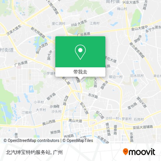 北汽绅宝特约服务站地图