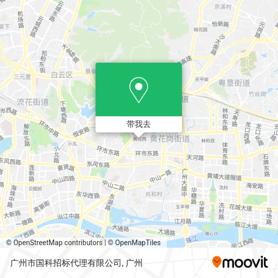 广州市国科招标代理有限公司地图