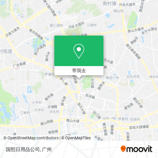 国熙日用品公司地图