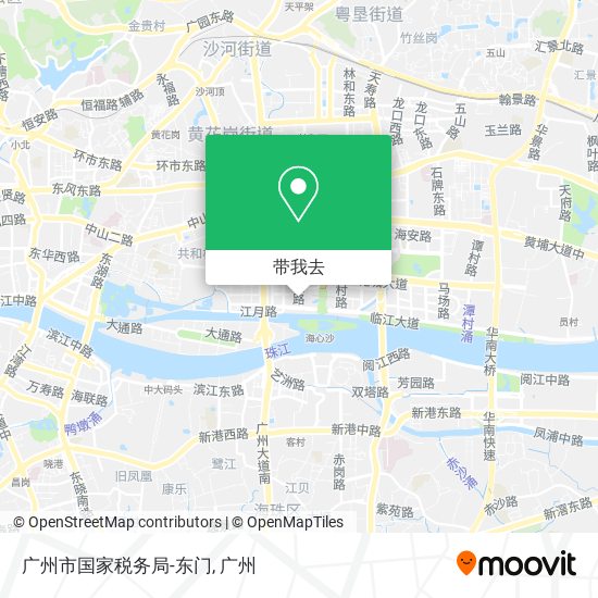 广州市国家税务局-东门地图