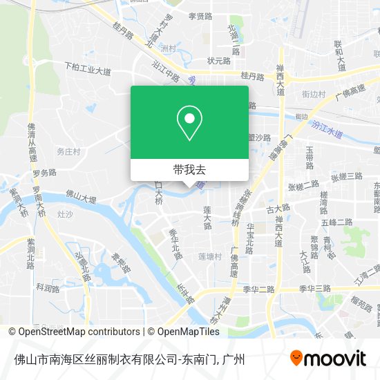 佛山市南海区丝丽制衣有限公司-东南门地图