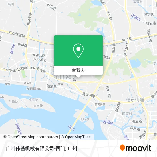 广州伟基机械有限公司-西门地图