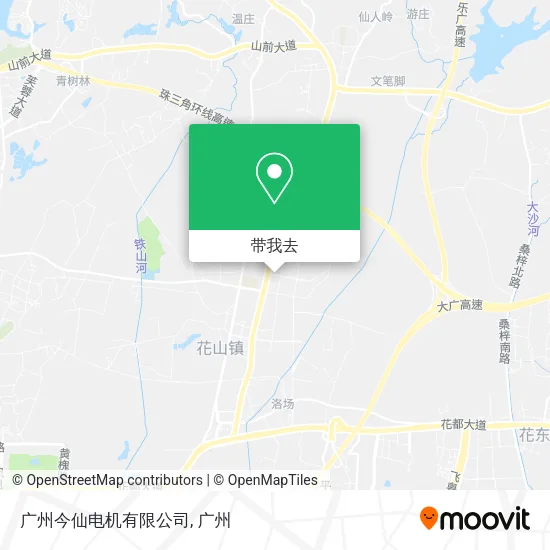 广州今仙电机有限公司地图