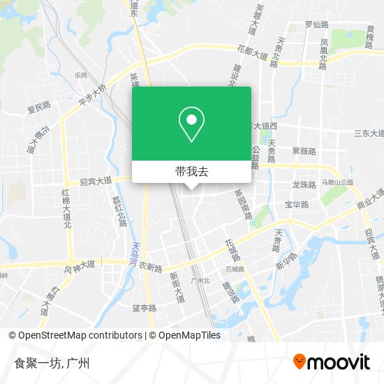食聚一坊地图