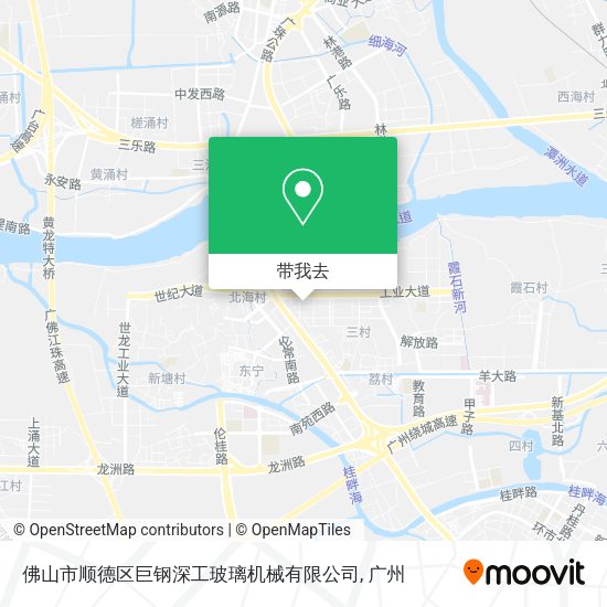佛山市顺德区巨钢深工玻璃机械有限公司地图