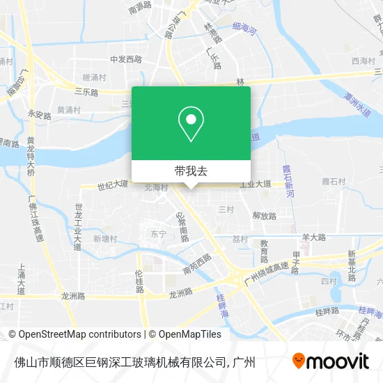 佛山市顺德区巨钢深工玻璃机械有限公司地图