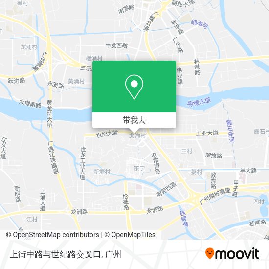 上街中路与世纪路交叉口地图