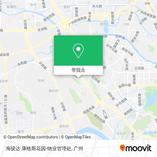 海骏达·康格斯花园-物业管理处地图
