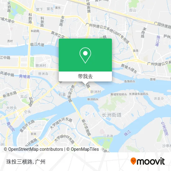 珠投三横路地图