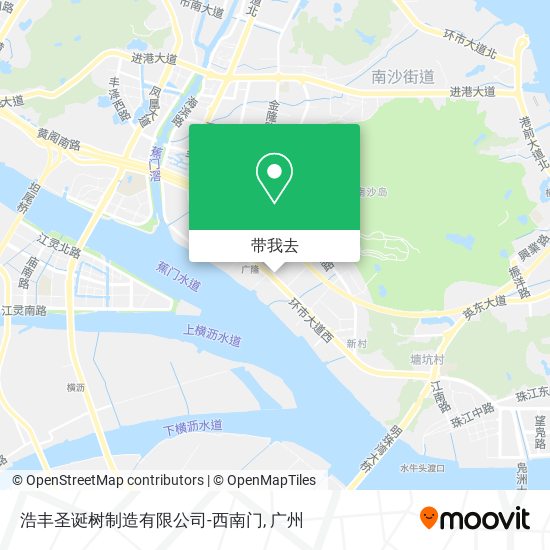 浩丰圣诞树制造有限公司-西南门地图
