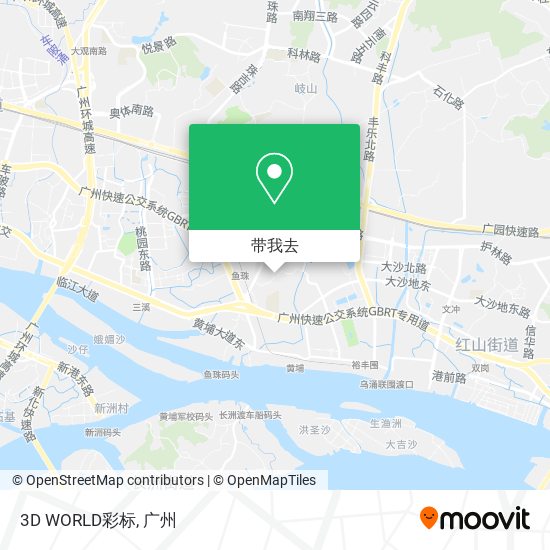 3D WORLD彩标地图