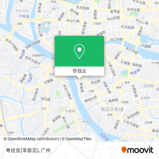 粤饺皇(革新店)地图